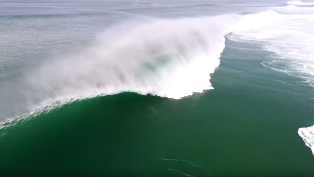 Drone Video of Pumping Hossegor in France