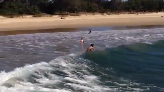 Surfing The Tweed River